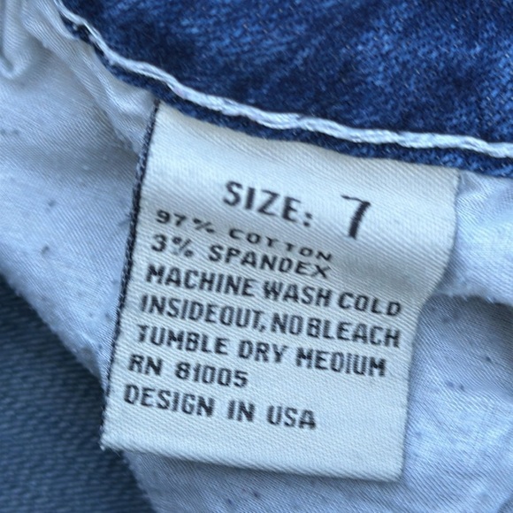 LA idol Y2K ladies western  7 boot cut Jean with bling pockets thick thread - Picture 6 of 16